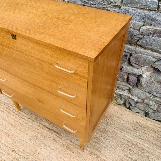 Cassettiere vintage a 4 cassetti – Anni '60/'70 – Legno (photo 10 of 15)