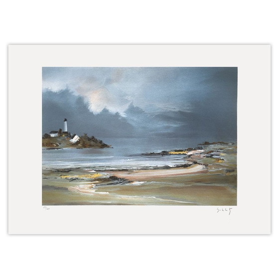 Franz Schlitz Lithographie Signée Paysage De Bretagne 1985 – Lithographies et sérigraphies, Paper (photo 4 of 5)