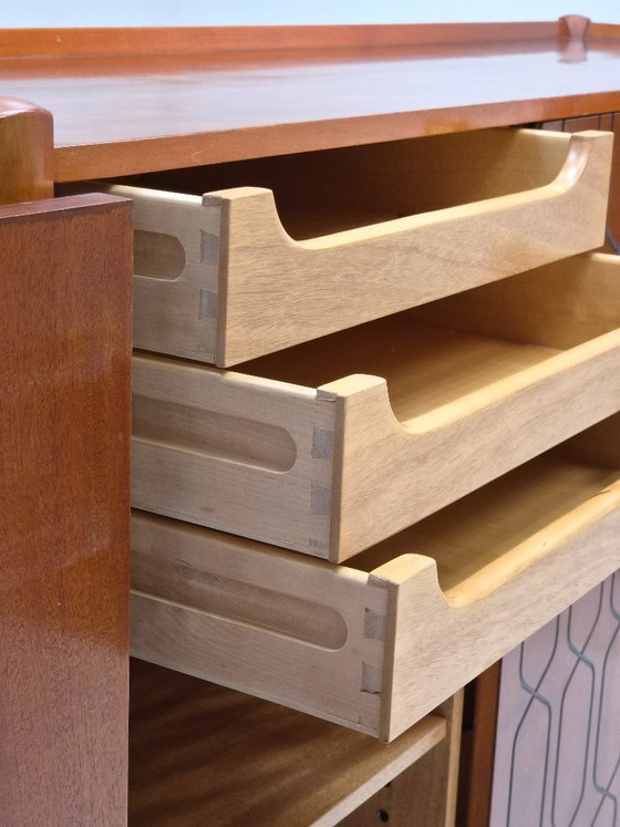 Cabinet suédois de style Mid-Century de David Rosen, Naples, 1953 – Meubles de rangement, Wood, Brass (photo 12 of 14)