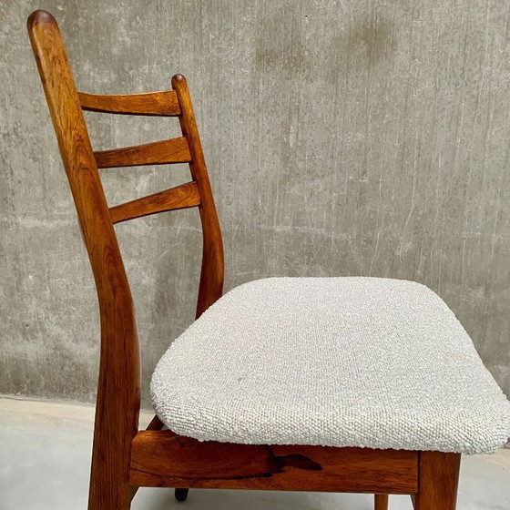 Image 1 of 4 chaises de salle à manger vintage Topform en palissandre, années 1970