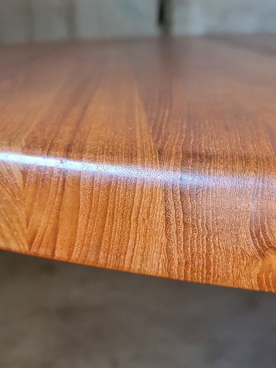 Image 1 of Vintage extendable round dining table in teak, Denmark 1960