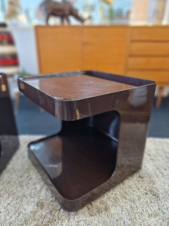 Image 1 of Mesitas auxiliares móviles de la era espacial "Juego" Marcello Siard