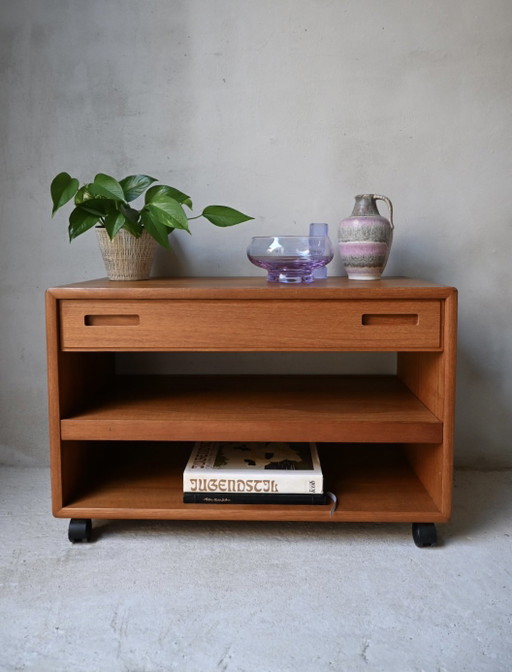Magnifique meuble audio danois en teck Verm Dyrlund (années 1970)
