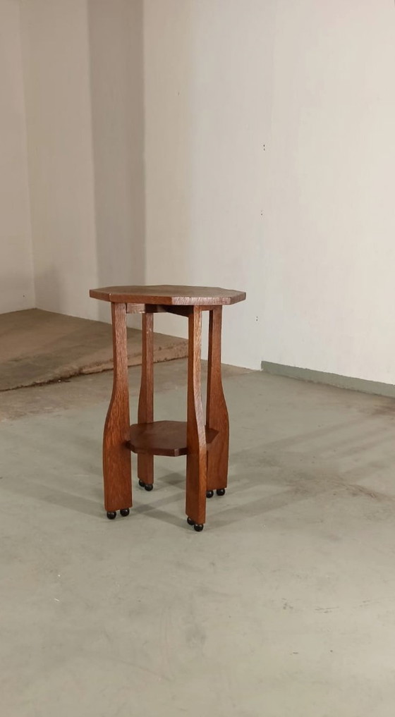 Image 1 of Amsterdamse school Art Deco bijzettafel