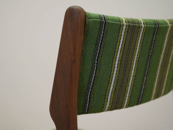 Image 1 of Juego de dos sillas de teca, diseño danés, década de 1970, fabricadas en Dinamarca.