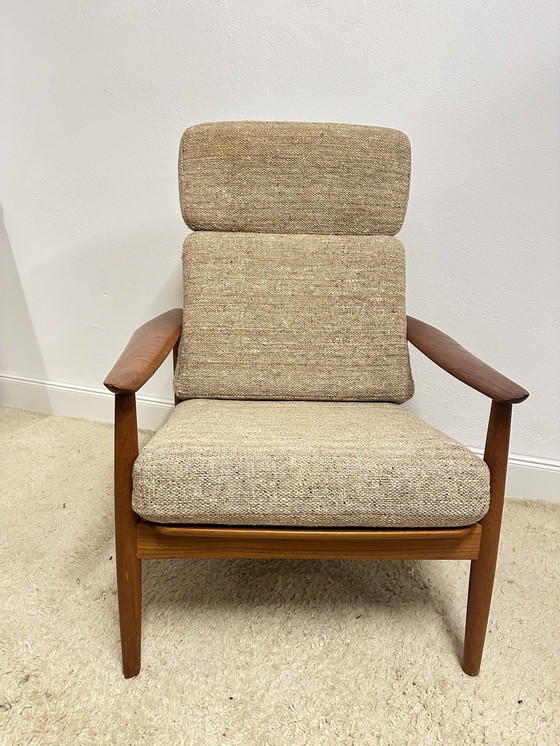 Image 1 of Poltrona in teak, Francia, anni '60, Arne Vodder FD 164