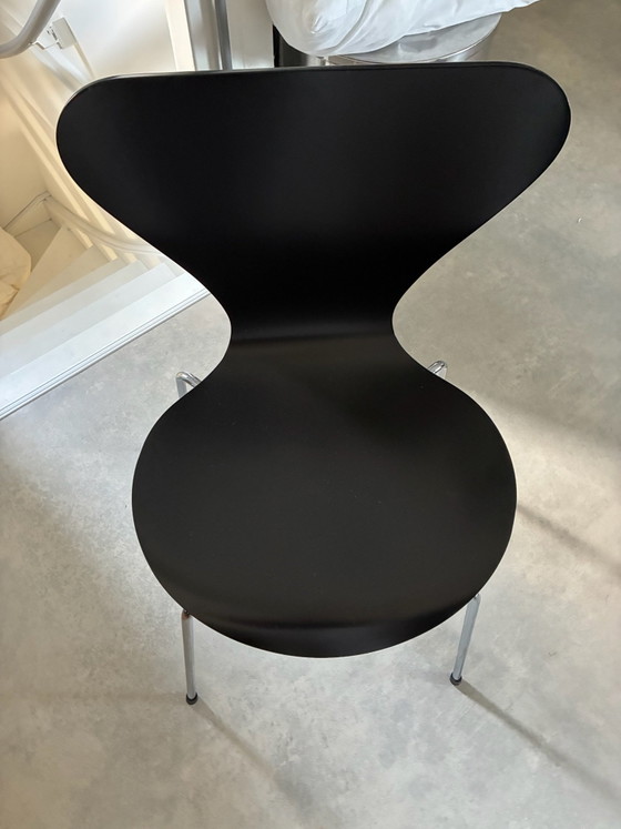Sedie Butterfly Fritz Hansen nere – Sedie da pranzo, Legno, Cromo (photo 4 of 6)