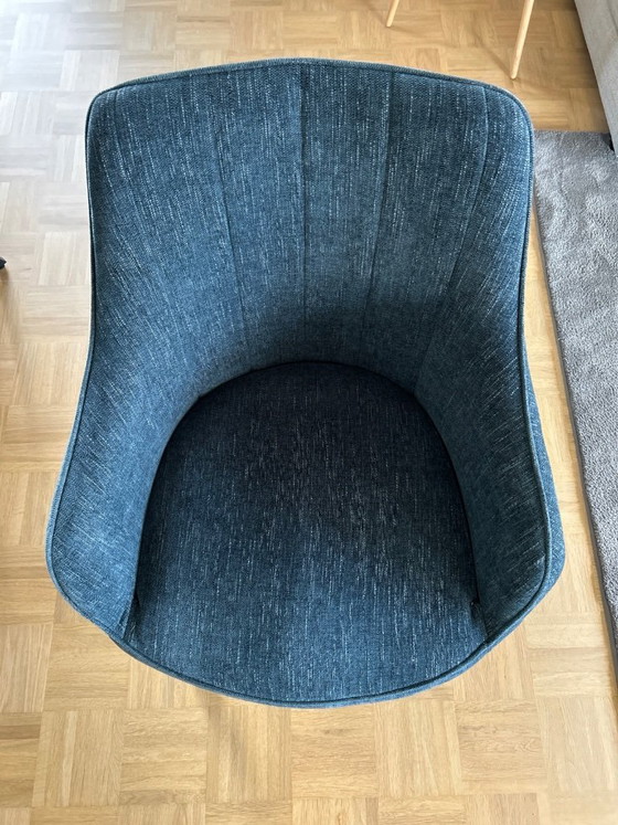 Image 1 of 8 sedie MACCELLO design – Petrolio – girevoli e super comode