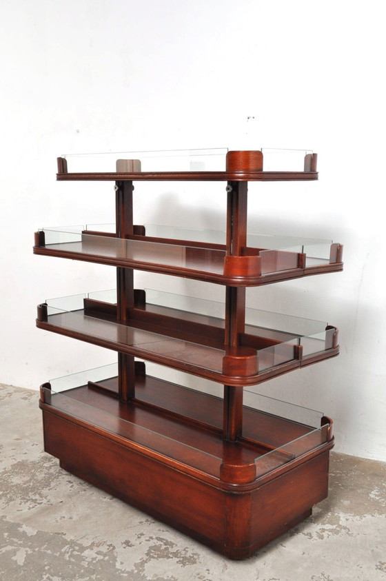 Image 1 of Vintage Etagere Mahogany 1950s