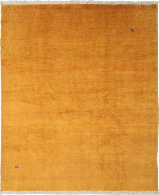 Image 1 of Original Persian Gabbeh Ghashghai Oriental Rug 240 cm x 200 cm Antique Natural