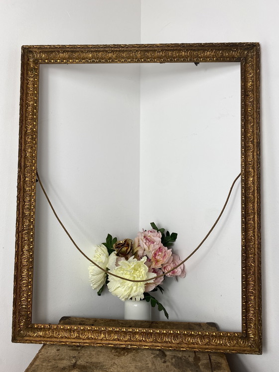 Image 1 of Antique Golden Wood Frame