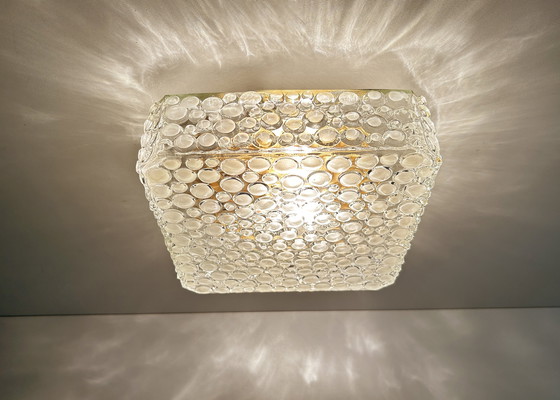 Image 1 of Mid Century Bubble Glass Wall Light / Ceiling Light