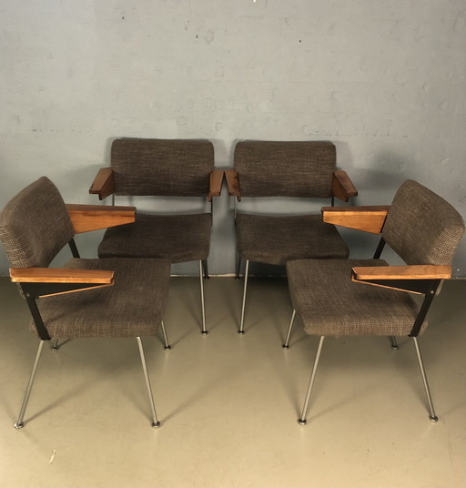 4 Gispen 1265 Chairs