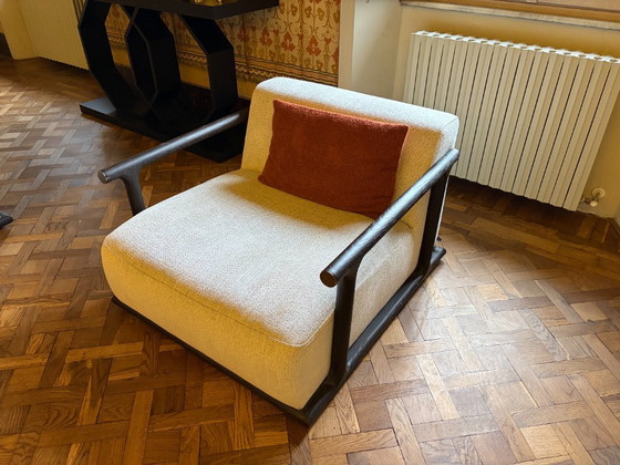 Eichholtz Libero - Pair of Armchairs in Fabric – Textile (photo 2 of 5)