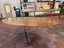 Florence Knoll Large Oval Conference Table Mid-Century