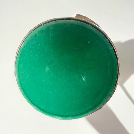 Image 1 of E. Hillebrand Bauhaus desk lamp model 7164, ca. 1930s. High-gloss polished brass.