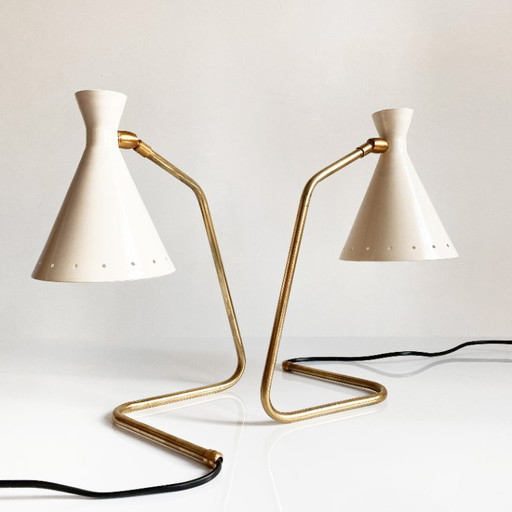 Pair of Cocottes 50's design lamps