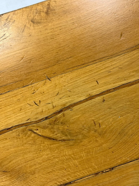 Image 1 of Brutalist robust hardwood coffee table 1960s