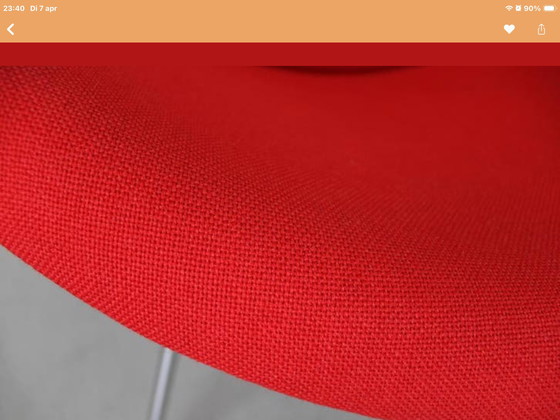 Image 1 of Artifort Orange Slice armchair, red