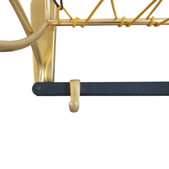 Image 1 of Mid Century String Coat rack, Train Rack