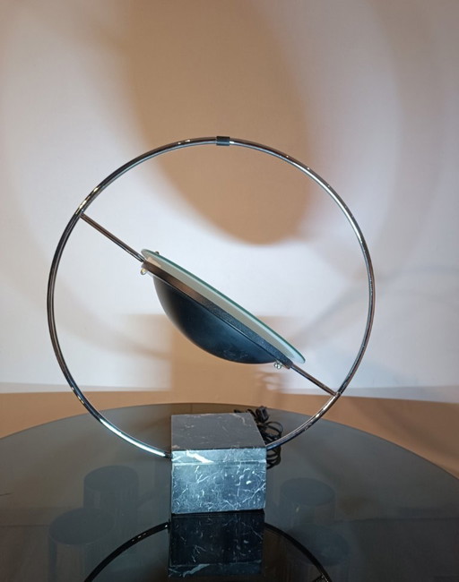 Saturn lamp by LG for Lucien Gau house, 1980