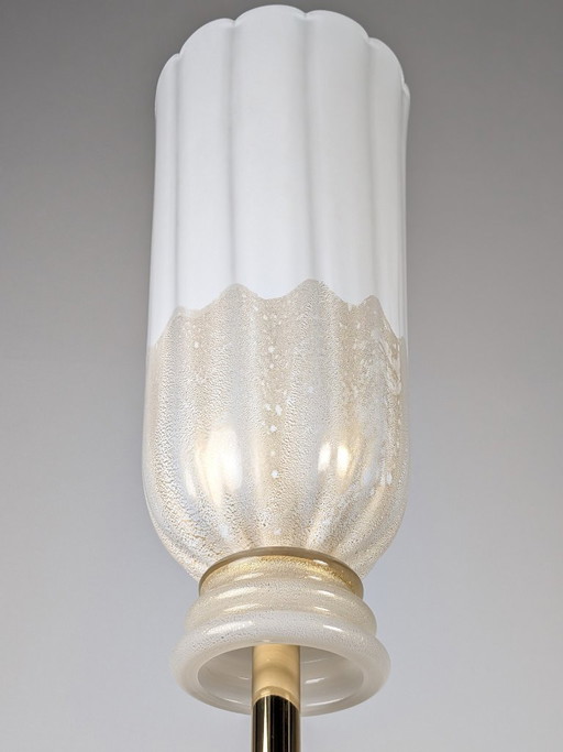 Lampadaire Barovier & Toso XII Apostoli en verre de Murano et or 24 carats, Italie, 2002