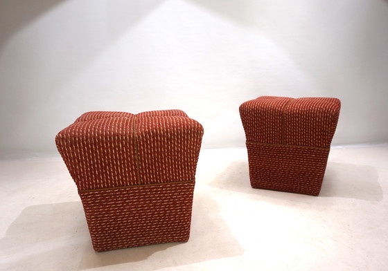 Image 1 of Halabala set of 2 tabouret stools for UP Zavody, 1930
