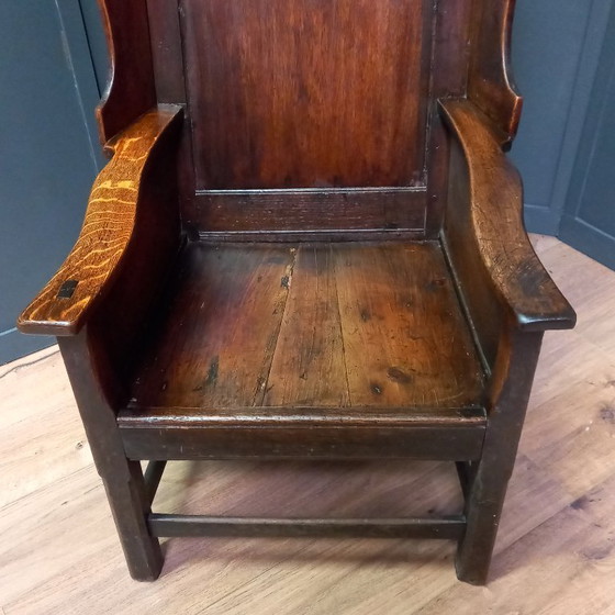 Image 1 of Fauteuil, chaise de berger, chaise d'agneau.