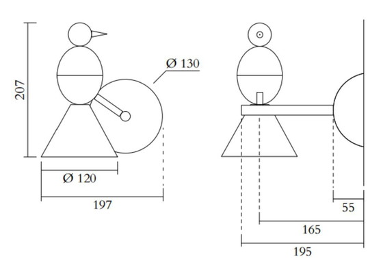 Image 1 of Atelier Areti Alouette Wall light