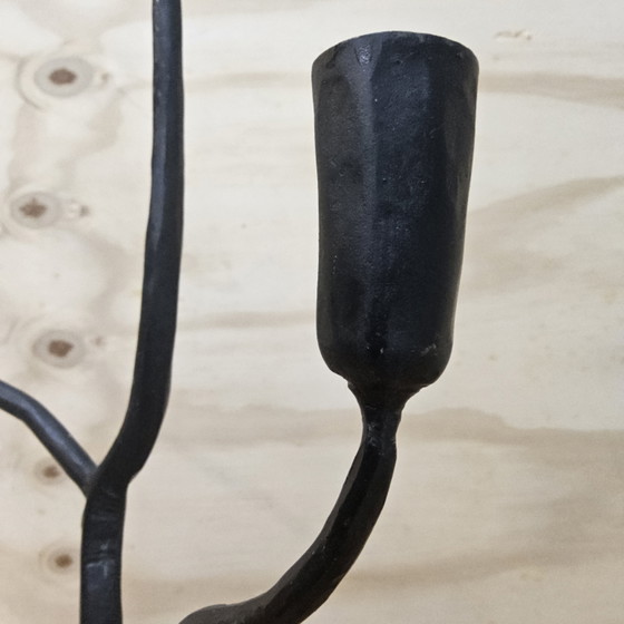 Albero portacandele in ferro battuto biologico fatto a mano (3 candele) – Iron (photo 9 of 15)