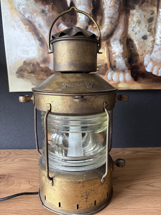 Lampada da nave antica/vintage (Ankerlicht) – Lampade a sospensione, Ottone (photo 2 of 11)