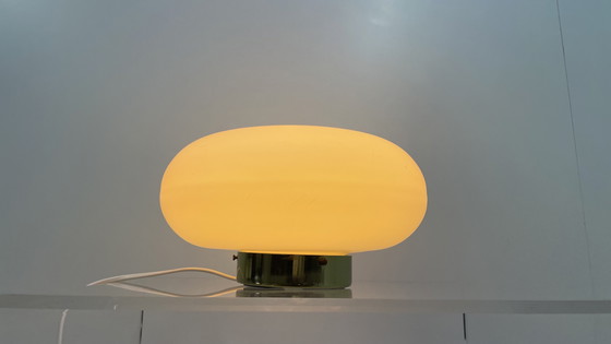 Image 1 of Vintage Raak Design Amsterdam Donut Plafondlamp Melkglas 