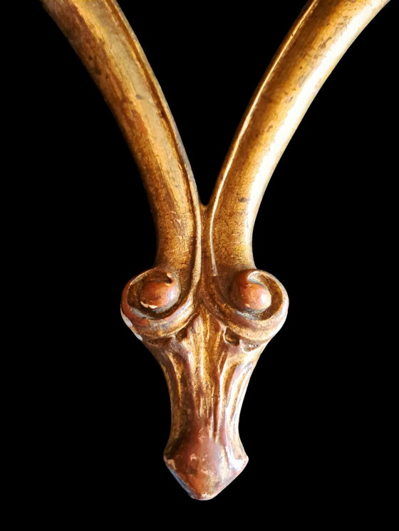 Image 1 of Italienischer Florantiner Halbmond-Tisch 1960