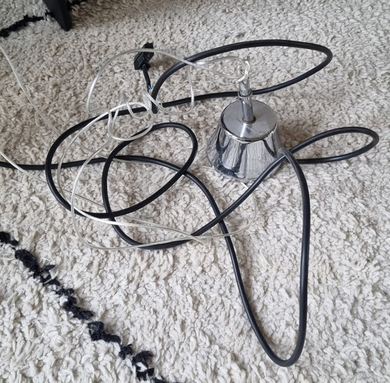 Image 1 of Grande suspension en forme d'ampoule incandescente 48 cm, style vintage parisien