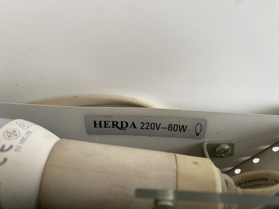 Image 1 of Vintage Herda - Lampade da parete in stile Memphis, anni '70, set di 2