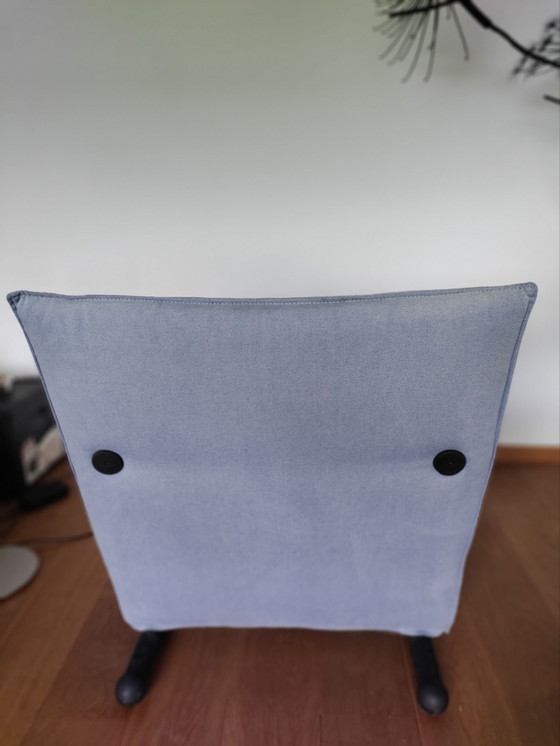 2 sedie modello T Line del marchio italiano Arflex, Poltrone, Metallo, Tessile, Nero (foto 5 di 7)