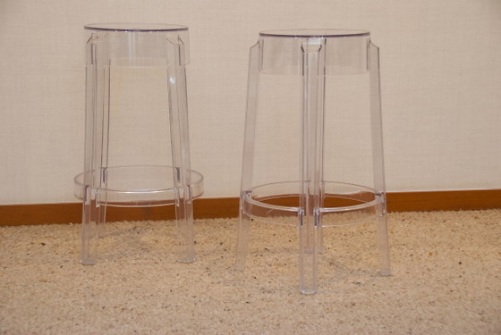 Image 1 of 2x Kartell Charles Ghost 65 cm Kristal