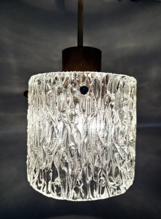 Lampada a sospensione vintage Kalmar – Lampade a sospensione, Vetro, Ottone (photo 8 of 12)