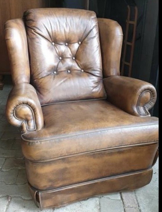 Image 1 of Chesterfield 3+2+1 leder