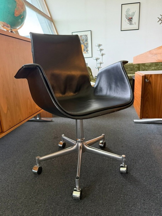 Sedia Bird, Fabricius & Kastholm 6727, Walter Knoll, Kill, Leder, Top – Sedie da ufficio, Leather, Metal (photo 3 of 5)