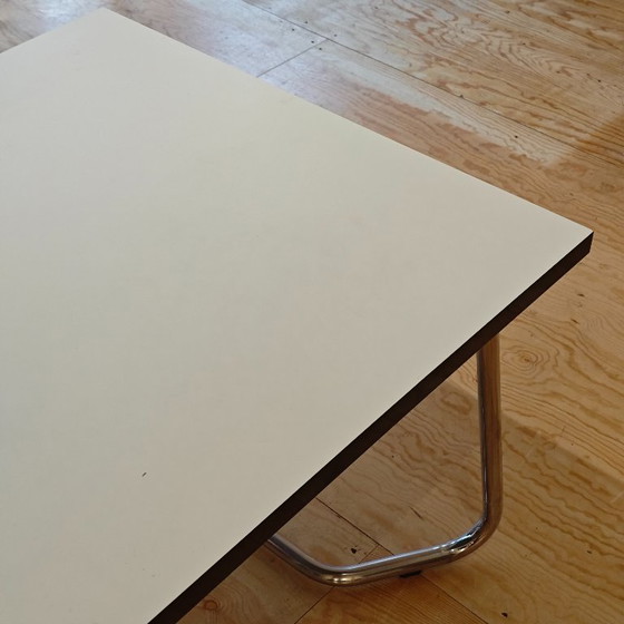 Image 1 of Vintage extendable dining table white
