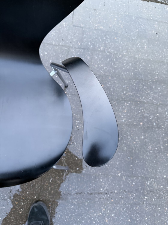 Image 1 of Silla Butterfly serie 7 de Fritz Hansen Arne Jacobsen Negra