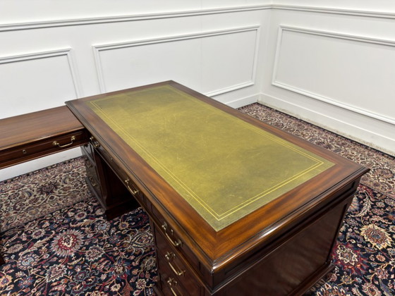 Original Globe Wernicke Corner Desk – Leather, Wood (photo 20 of 23)