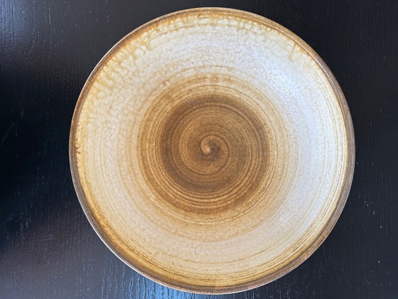 Image 1 of Longchamp zandstenen bord service 42 stuks