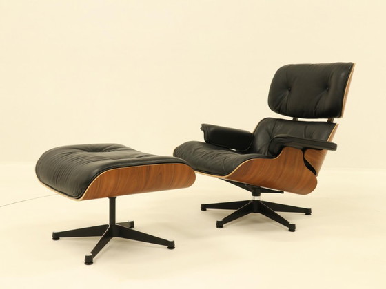 Image 1 of Eames Lounge Chair & Ottoman XL version by Charles & Ray Eames