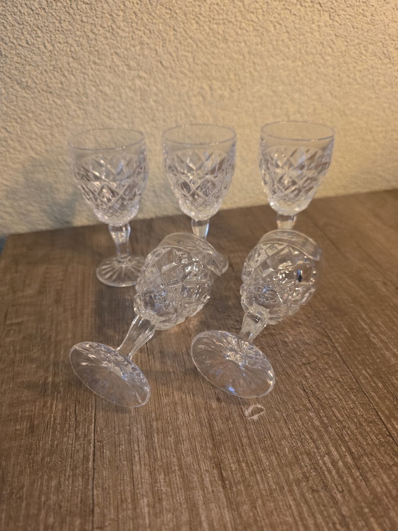 5x Vintage Christopher Stuart Regency Kristallen Glazen – Glazen & Karaffen, Crystal, Glass (photo 2 of 5)
