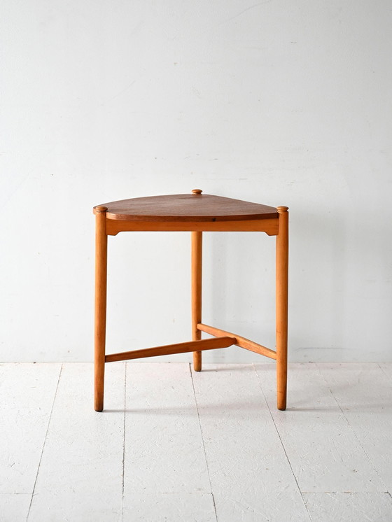 Image 1 of Tavolino da caffè vintage scandinavo in teak, anni &#39;50-&#39;60