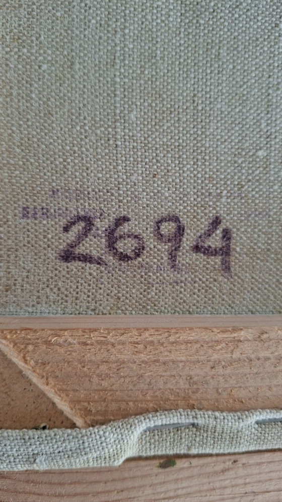 Image 1 of  A. Koyarova (1996) – Winters dorpsgezicht Bozhentsi – Olieverf op linnen