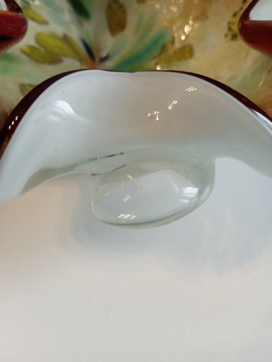Image 1 of RARE Murano glass cased from the 40s/50s, diameter 17 cm