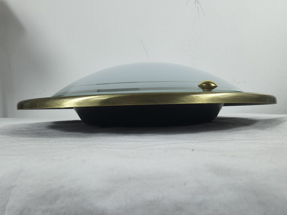 Image 1 of Lampada da soffitto vintage in bronzo